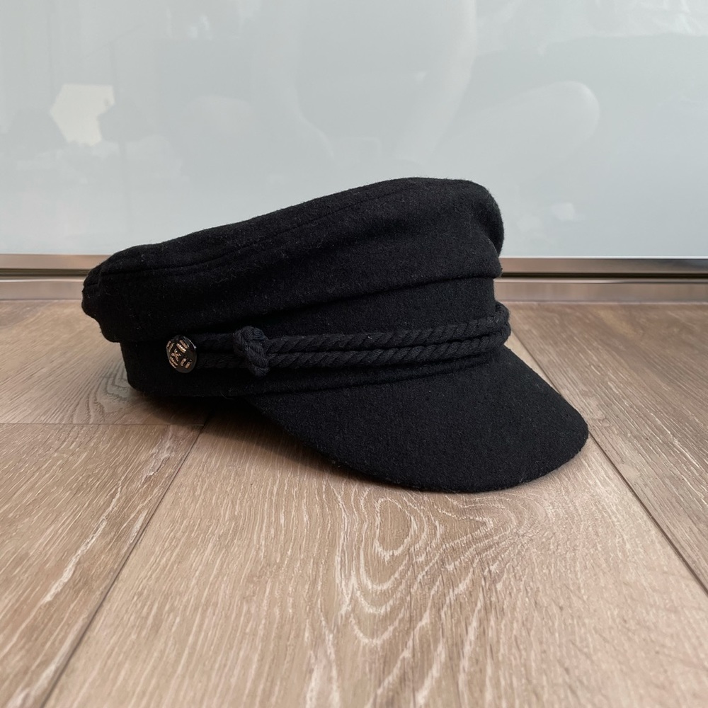 ASOS newsboy black hat
